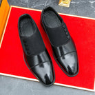 Men's Leather Cap-Toe Dress Shoes - Roderick