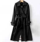 Women's Double-Breasted Belted Trench Coat - Francesca