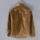 Men's Sherpa-Lined Corduroy Shirt Jacket - Clay