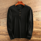Men's Long-Sleeve Waffle Knit Henley