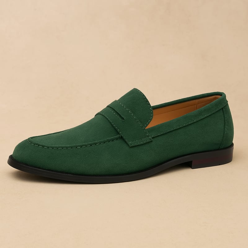 Men's Suede Penny Loafers - Albert