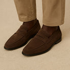 Men's Suede Penny Loafers - Albert