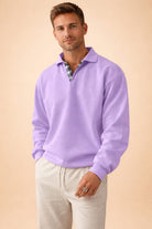 Men's Long-Sleeve Knit Polo Shirt - Ives