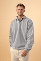 Men's Long-Sleeve Knit Polo Shirt - Ives