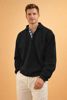 Men's Long-Sleeve Knit Polo Shirt - Ives