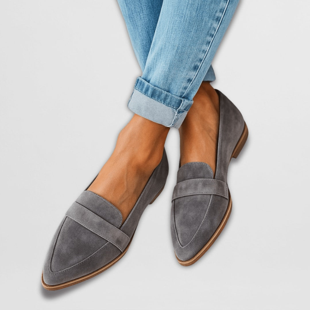 Women's Pointed-Toe Penny Loafers - Giacinta