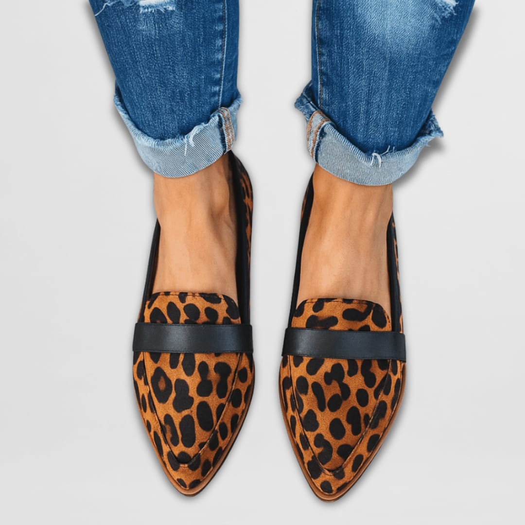 Women's Pointed-Toe Penny Loafers - Giacinta