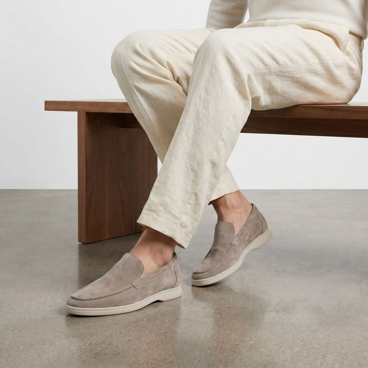 Men's Suede Slip-On Loafers - Douglas