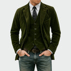 Men's Corduroy Blazer and Vest Set - Dillon