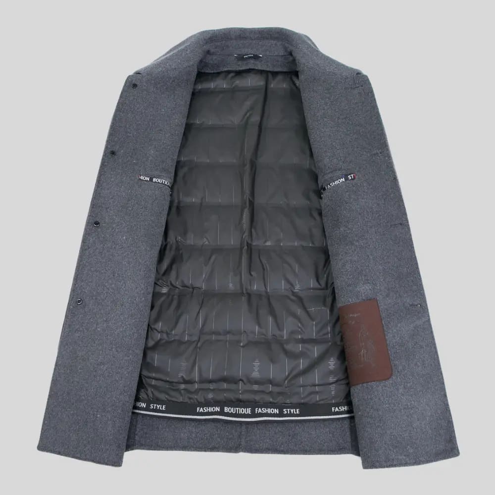 Men's Wool-Blend Overcoat - Finnian