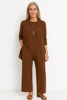 Women's Three-Piece Longline Cardigan Set - Dorothy
