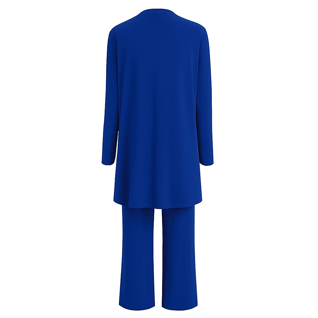 Women's Three-Piece Longline Cardigan Set - Dorothy