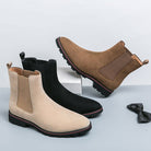 Men's Suede Lug-Sole Chelsea Boots - Braden