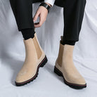 Men's Suede Lug-Sole Chelsea Boots - Braden