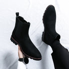 Men's Suede Lug-Sole Chelsea Boots - Braden