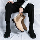 Men's Suede Lug-Sole Chelsea Boots - Braden