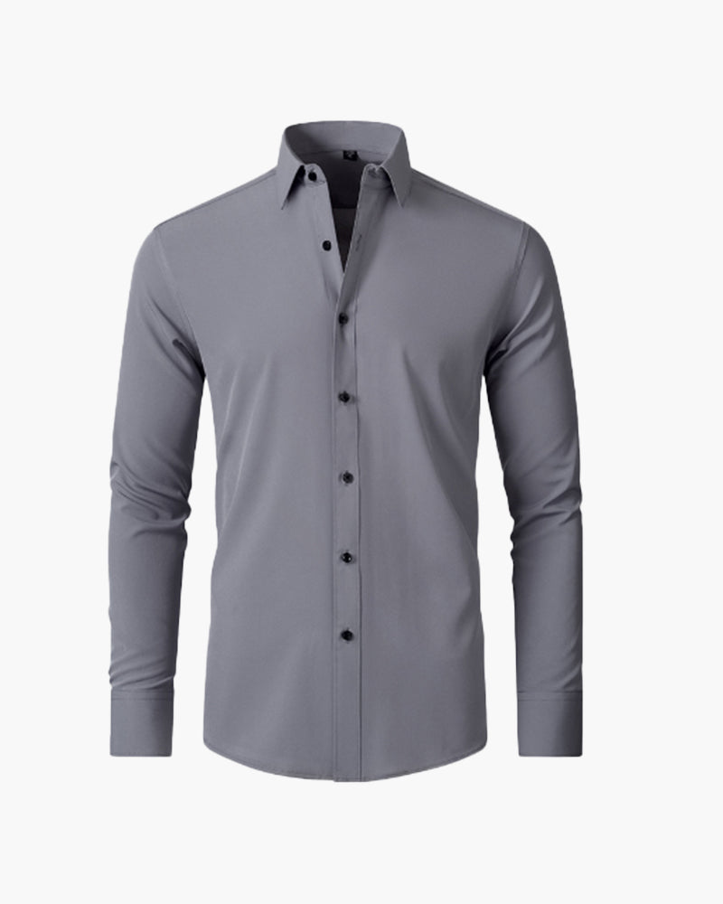 Men's Long-Sleeve Cotton Dress Shirt - Parkview