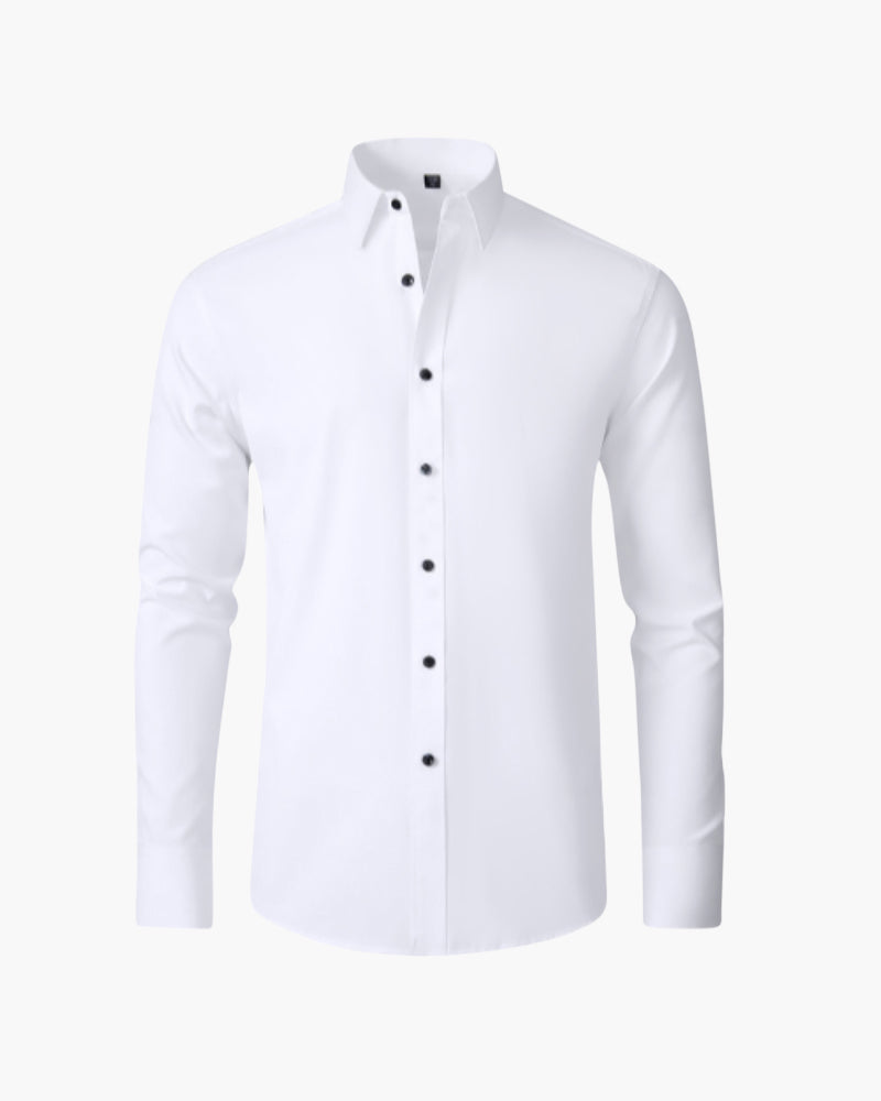 Men's Long-Sleeve Cotton Dress Shirt - Parkview