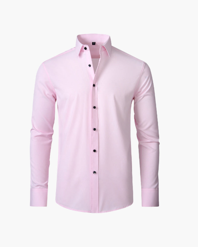 Men's Long-Sleeve Cotton Dress Shirt - Parkview
