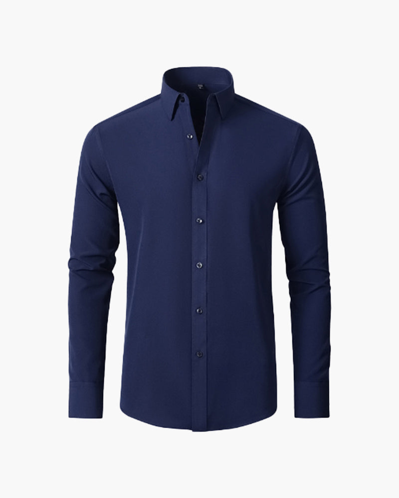 Men's Long-Sleeve Cotton Dress Shirt - Parkview