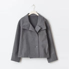 Women's Wool-Blend Stand-Collar Peacoat - Victoria
