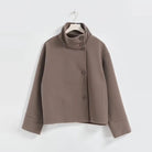Women's Wool-Blend Stand-Collar Peacoat - Victoria