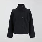 Women's Wool-Blend Stand-Collar Peacoat - Victoria
