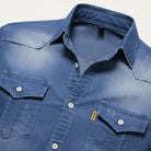Men's Stretch Denim Shirt - Jake
