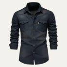 Men's Stretch Denim Shirt - Jake