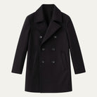 Men's Wool-Blend Double-Breasted Peacoat - Jaxson