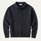 Men's Long-Sleeve Knit Polo Sweater - Javier