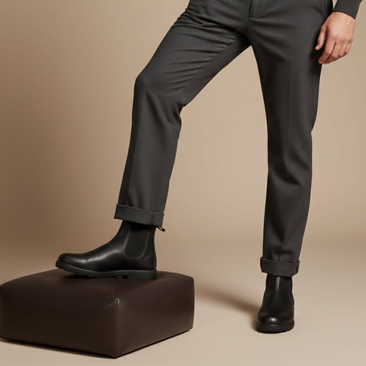Men's Leather Chelsea Boots - Jayce