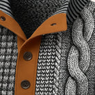 Men's Cable Knit Elbow Patch Sweater - Jeremy