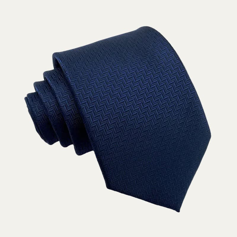 Men's Herringbone Necktie - Carl