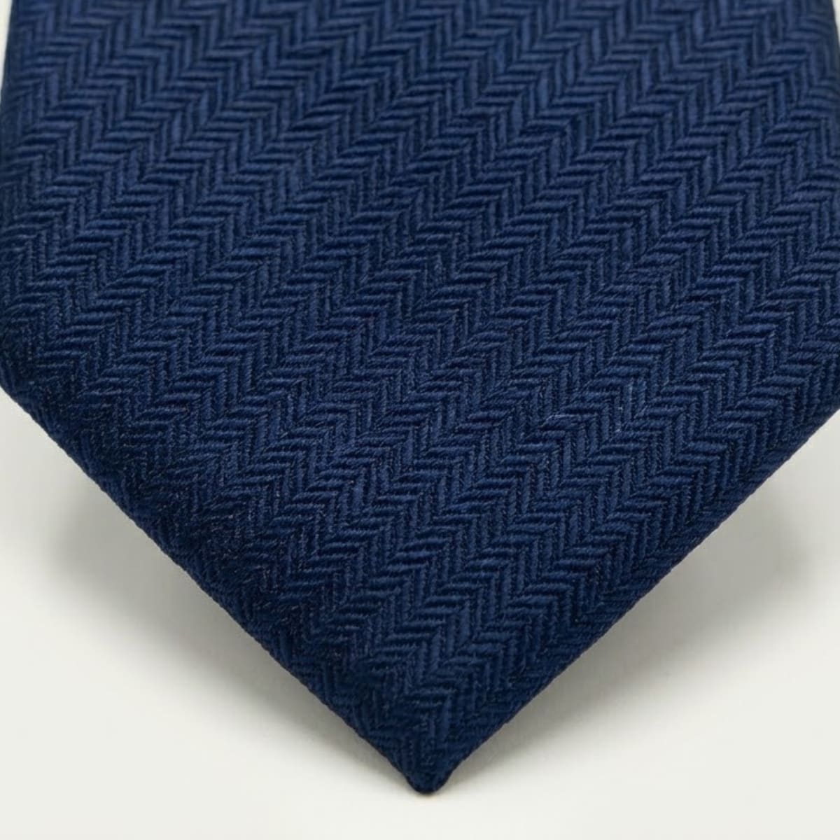 Men's Herringbone Necktie - Carl