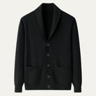 Men's Cashmere Shawl Collar Cardigan - Jermaine
