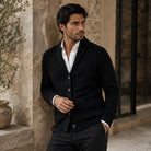 Men's Cashmere Shawl Collar Cardigan - Jermaine