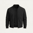 Men's Faux Suede Bomber Jacket - Jett