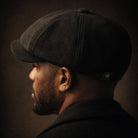 Unisex Faux Suede Newsboy Cap - Dane