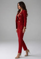 Women's Double-Breasted Two-Piece Pantsuit - Lucilla
